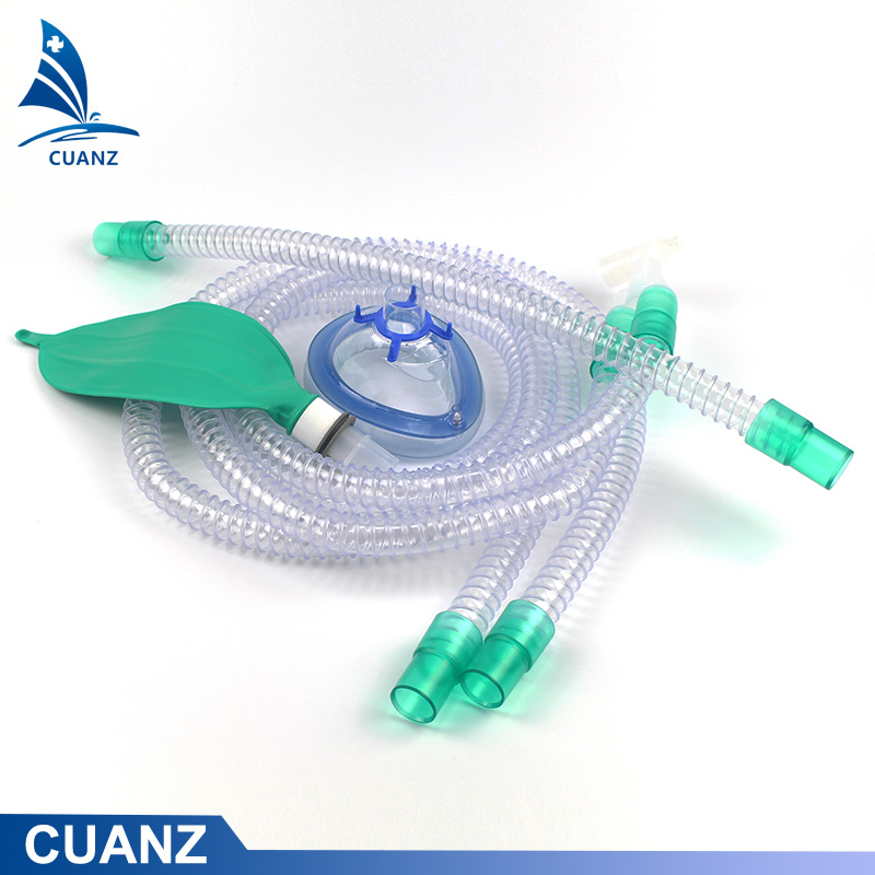 Breathing Circuit Kit with Oxygen Face Mask Hme Filters Capnography